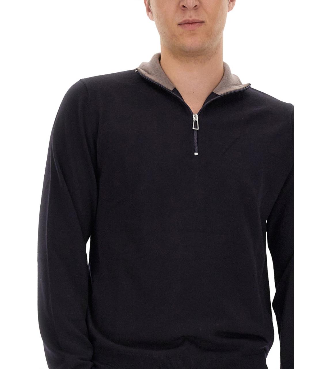 PS BY PAUL SMITH Синий шерстяной джемпер / свитер, фото 5