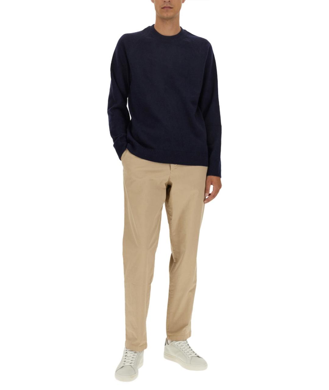 PS BY PAUL SMITH Синий шерстяной джемпер / свитер, фото 2