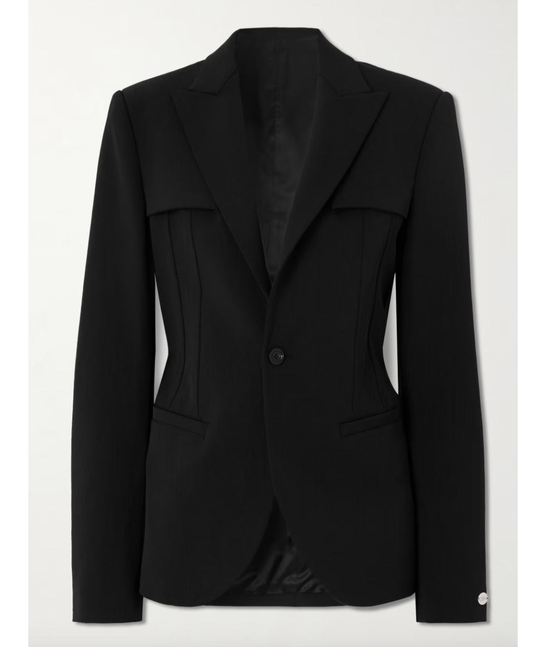 JEAN PAUL GAULTIER Черный полиамидовый жакет/пиджак, фото 6