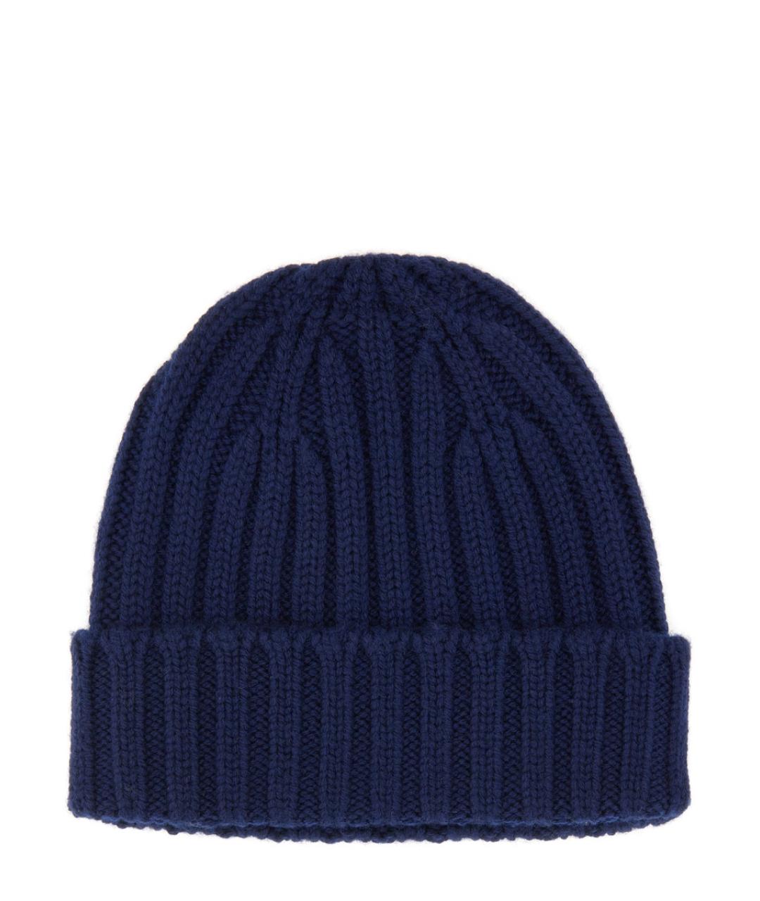 ASPESI Синяя шерстяная шапка, фото 1