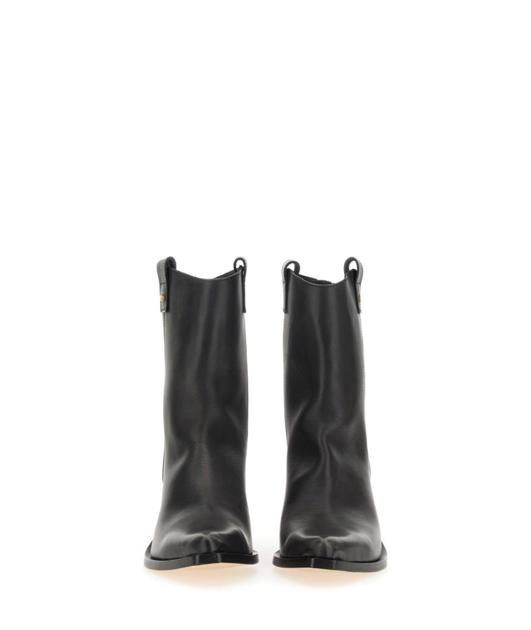 NO. 21 Черные кожаные ботинки, фото 4