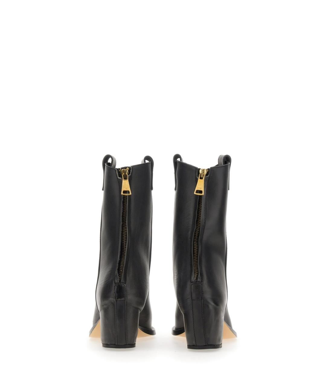 NO. 21 Черные кожаные ботинки, фото 3
