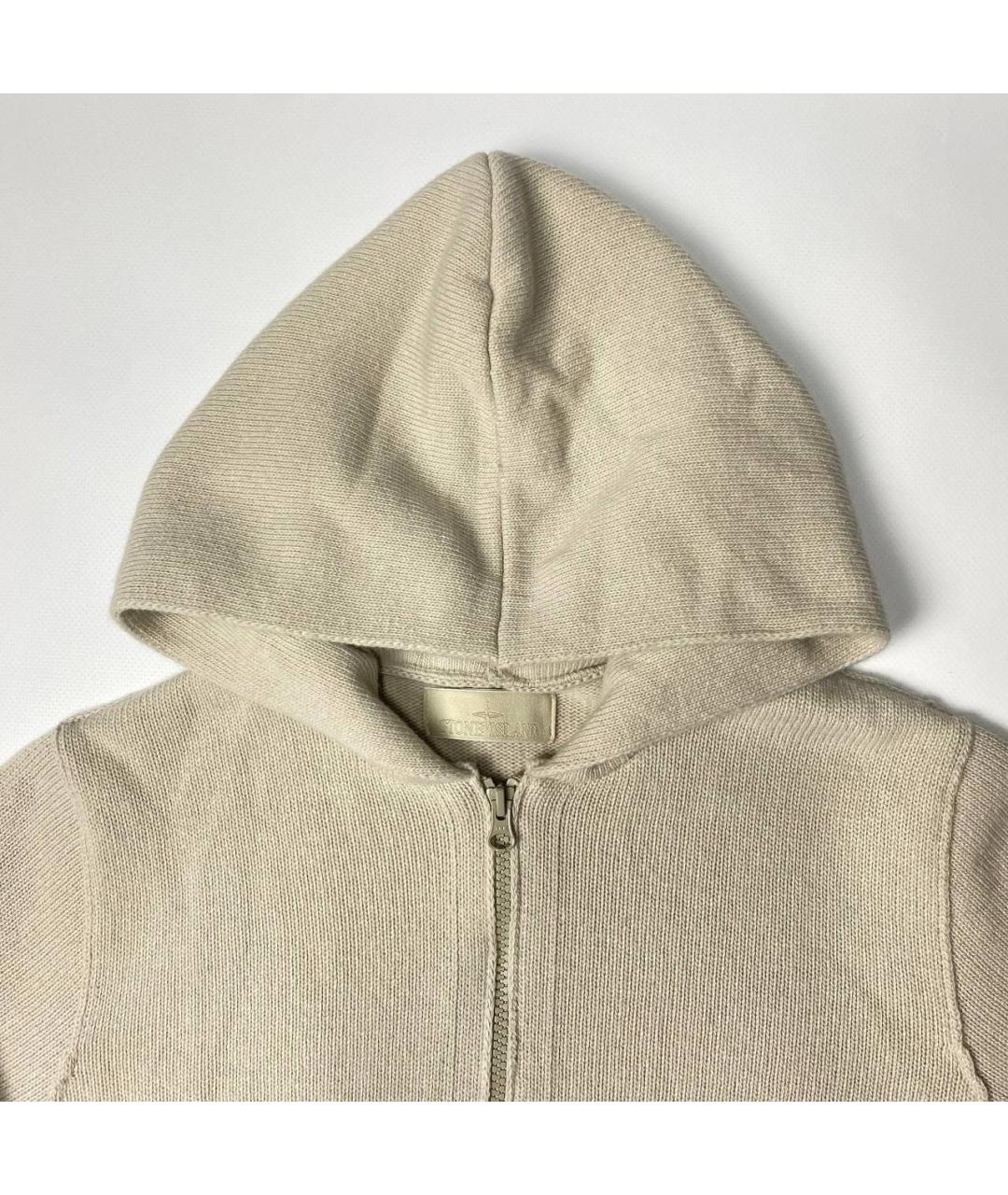 STONE ISLAND Бежевый кардиган, фото 3