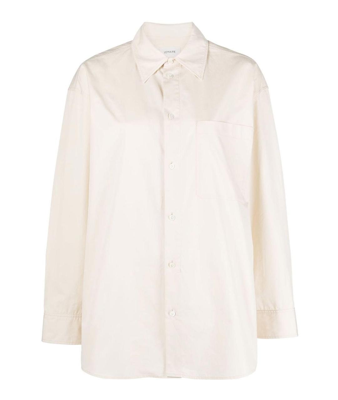 LEMAIRE Белая хлопковая рубашка, фото 1