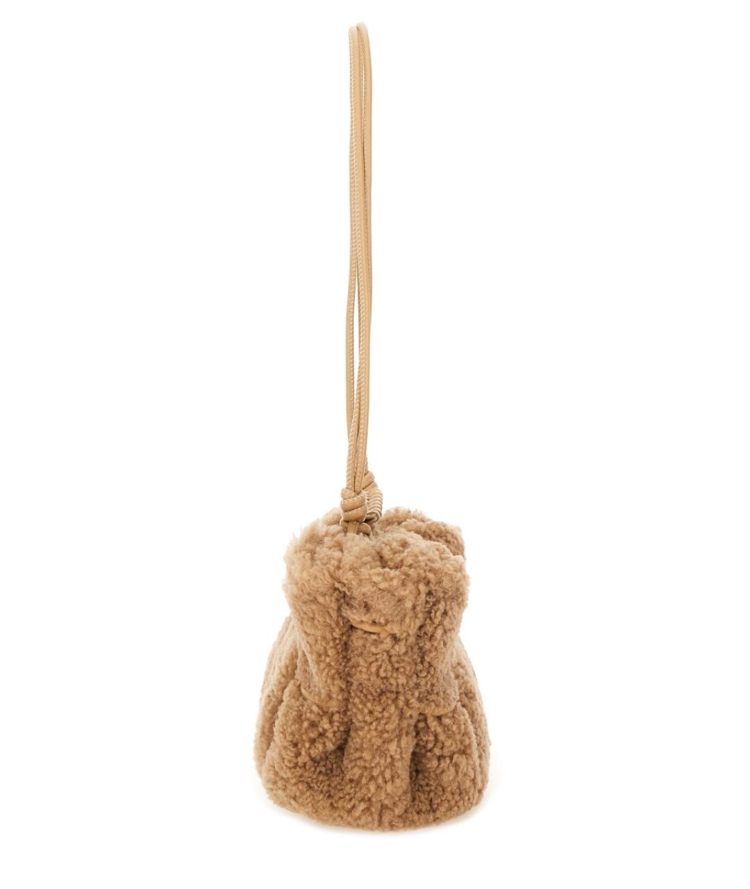 HEREU Бежевая кожаная сумка тоут, фото 3