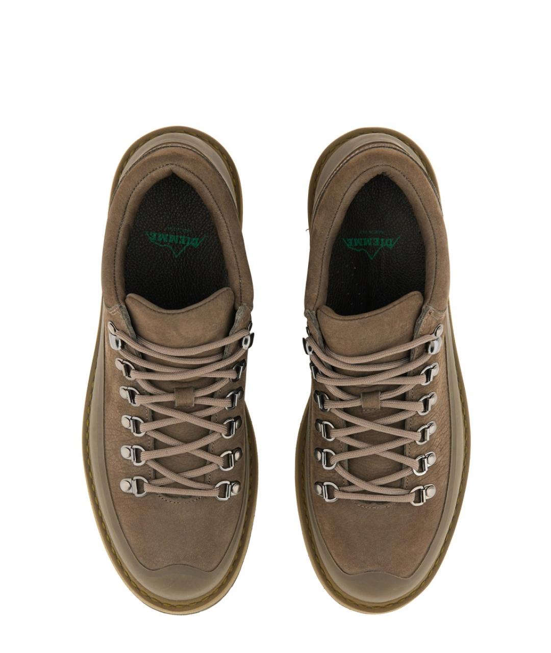 DIEMME Бежевые кожаные низкие ботинки, фото 6