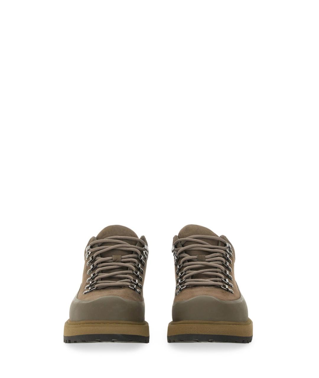 DIEMME Бежевые кожаные низкие ботинки, фото 4