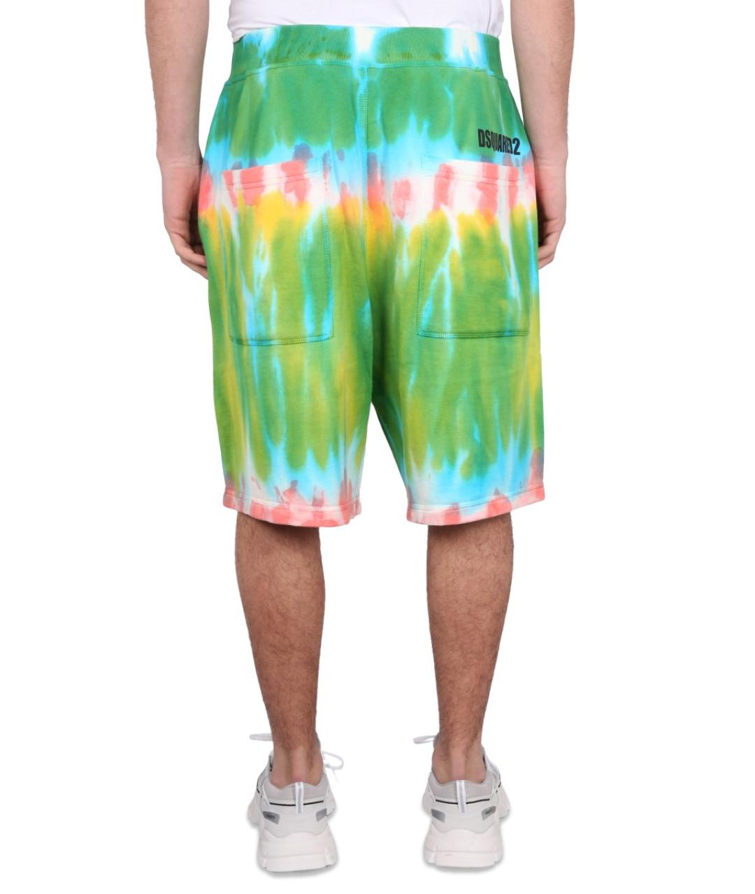 DSQUARED2 Мульти хлопковые шорты, фото 4