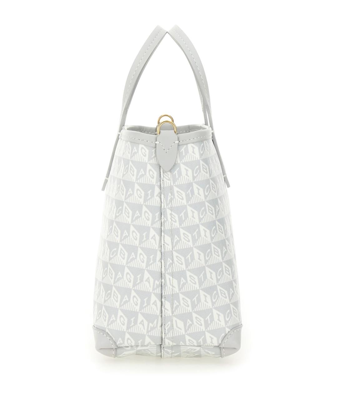 ANYA HINDMARCH Серая кожаная сумка тоут, фото 4