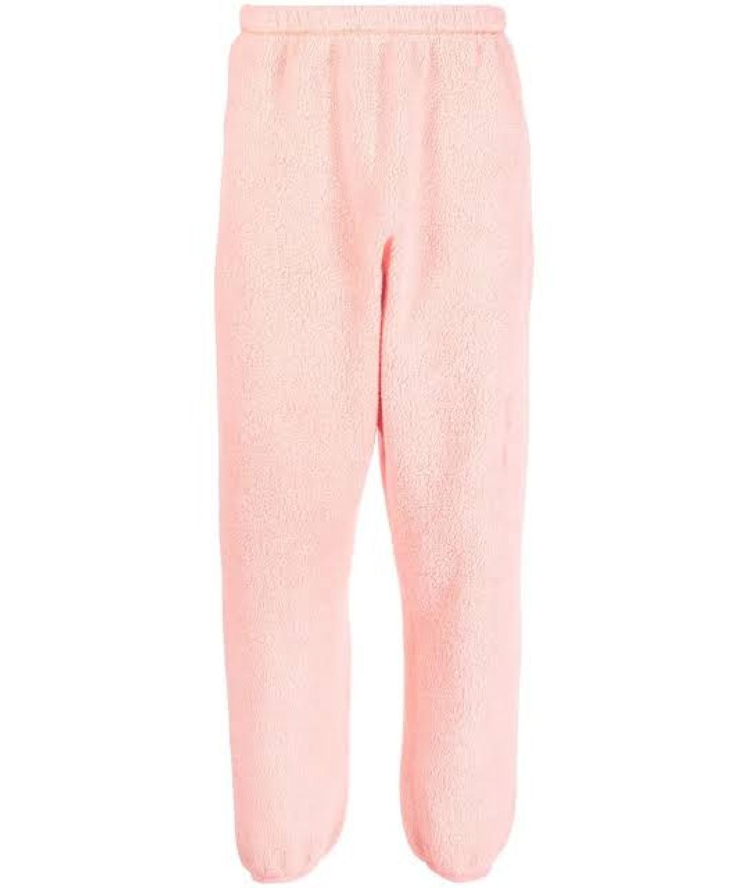 ALEXANDER WANG Розовые полиэстеровые спортивные брюки и шорты, фото 1