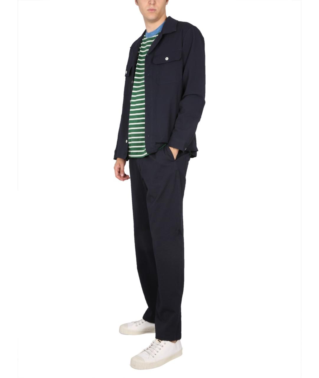 HOWLIN Синяя хлопковая кэжуал рубашка, фото 2