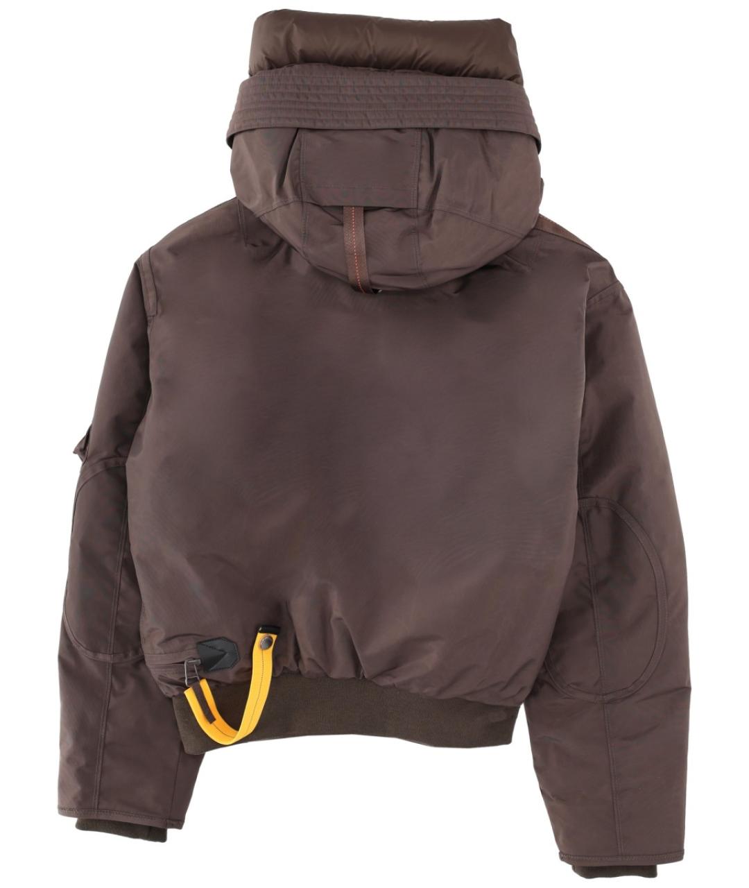PARAJUMPERS Коричневая полиамидовая куртка, фото 2