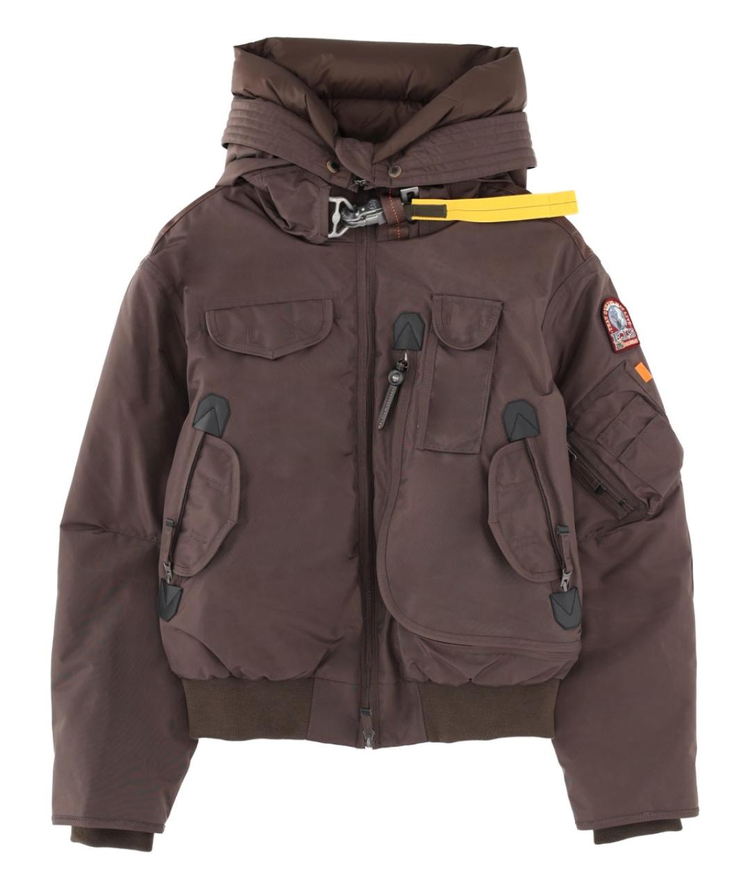 PARAJUMPERS Коричневая полиамидовая куртка, фото 1