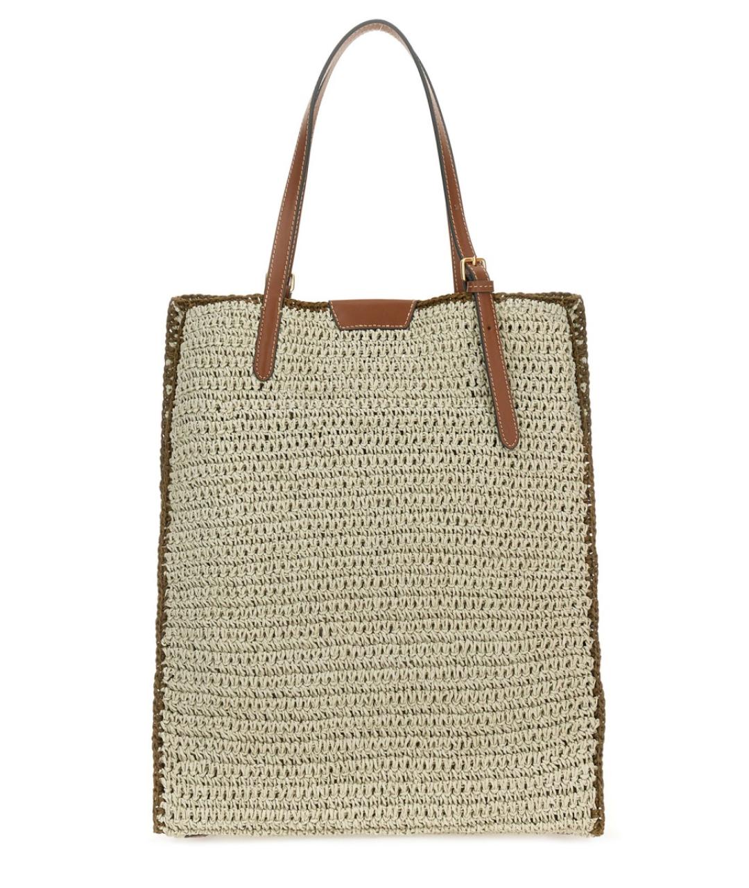 ANYA HINDMARCH Бежевая сумка тоут, фото 2