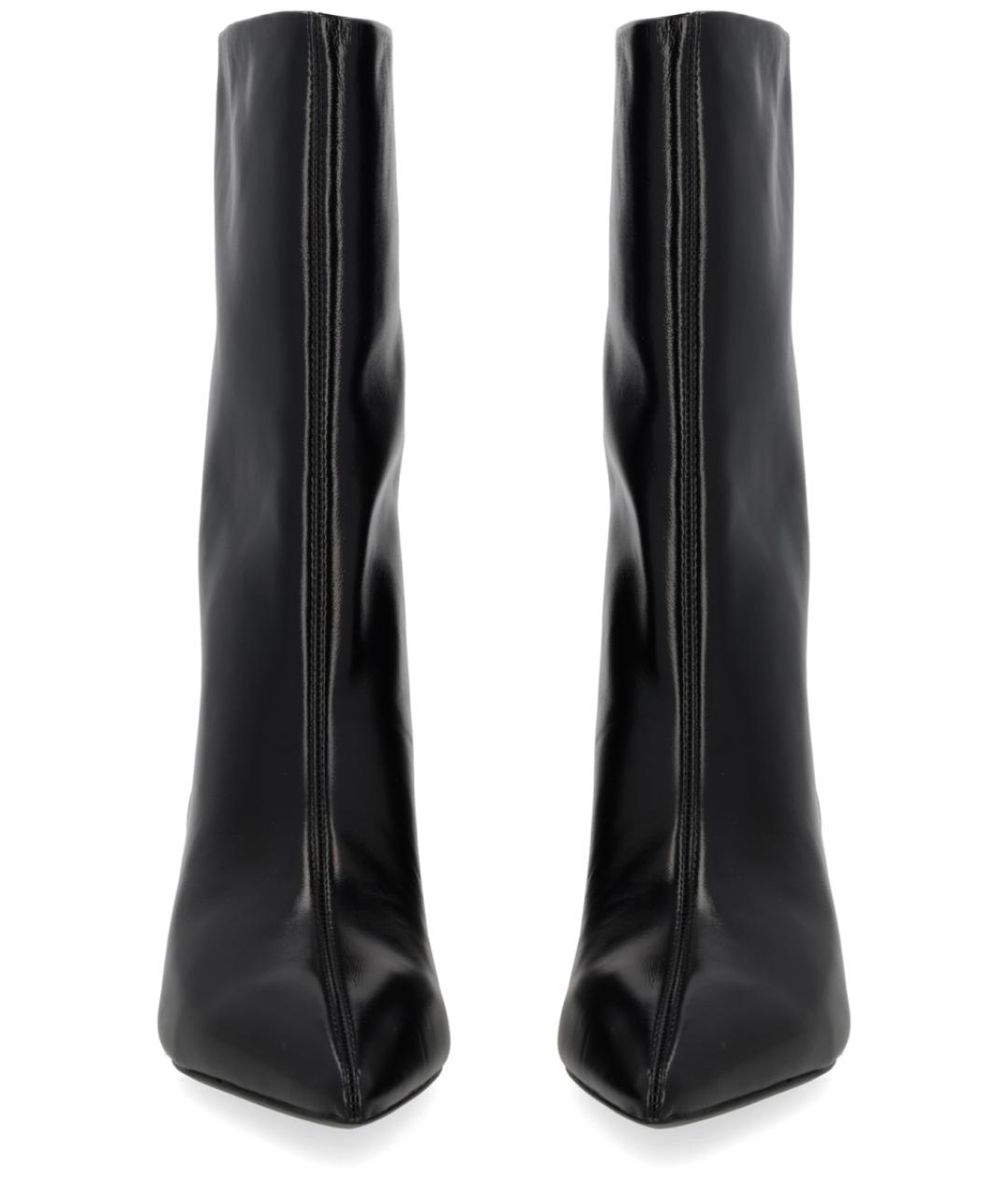 HUGO BOSS Черные кожаные сапоги, фото 4