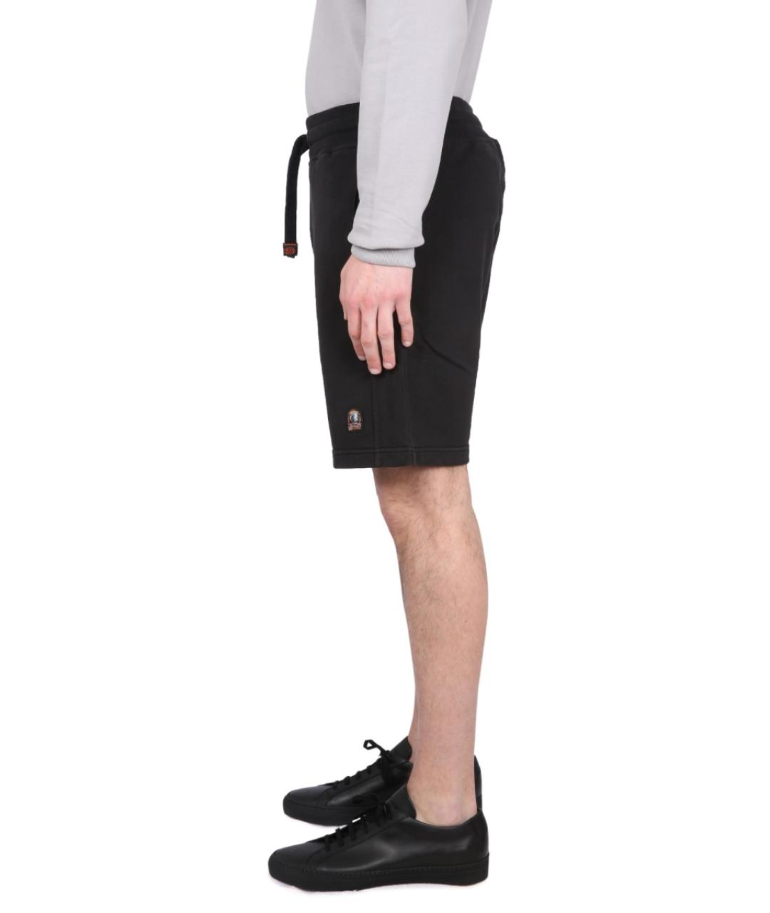 PARAJUMPERS Черные хлопковые шорты, фото 3