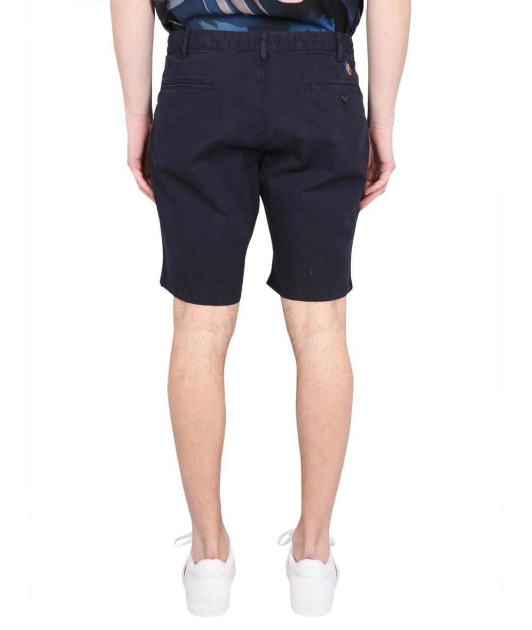 PS BY PAUL SMITH Синие хлопковые шорты, фото 4