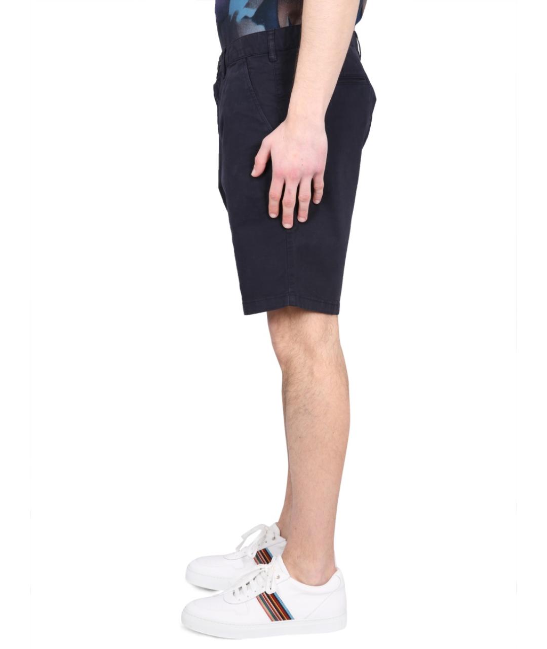 PS BY PAUL SMITH Синие хлопковые шорты, фото 3