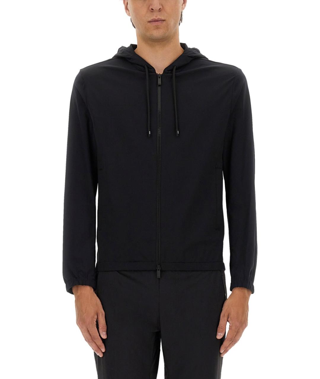 HUGO BOSS Черная полиамидовая куртка, фото 5