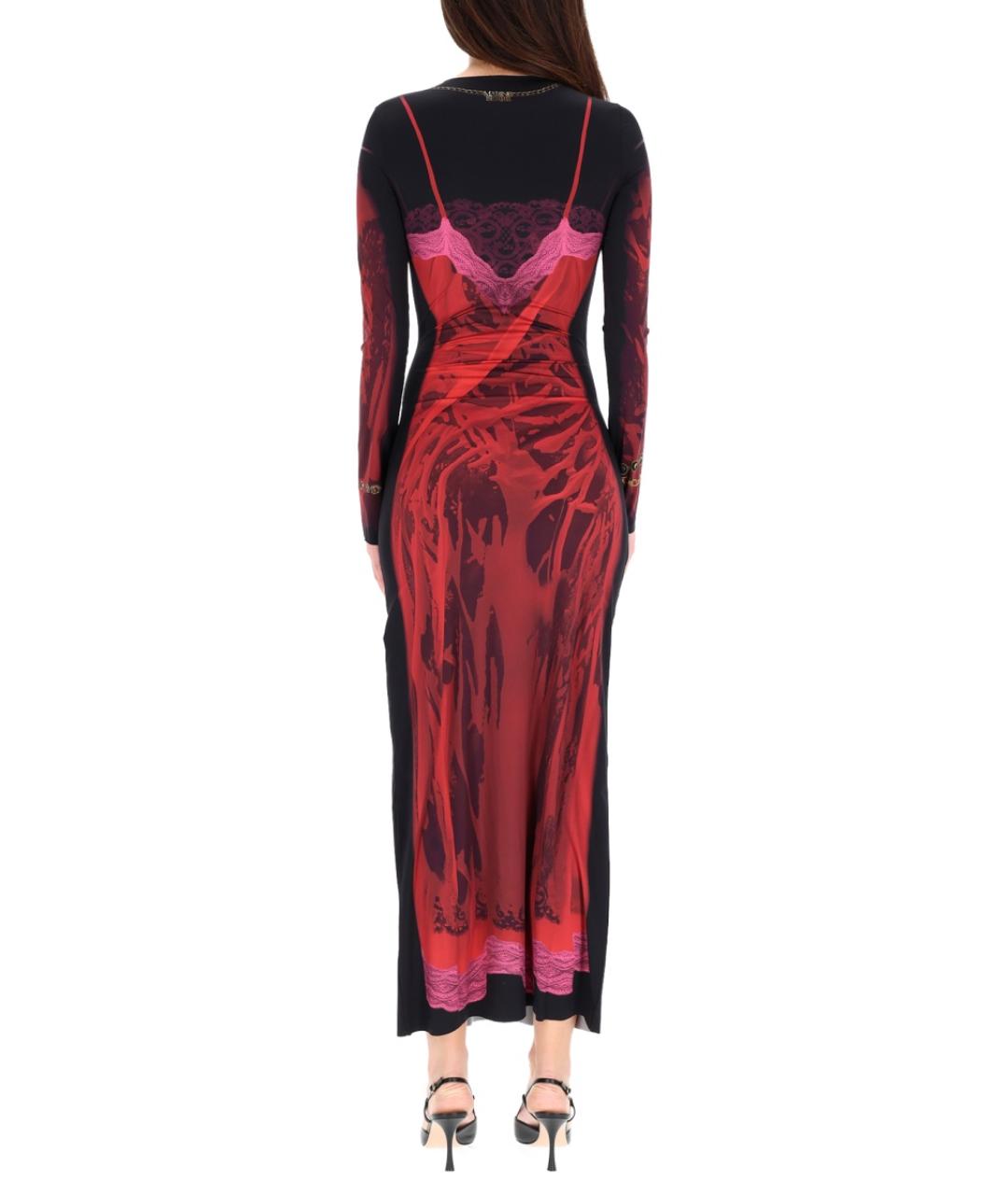 MARINE SERRE Мульти полиамидовое коктейльное платье, фото 4