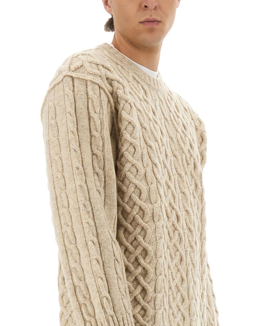 MOSCHINO Белый шерстяной джемпер / свитер, фото 4