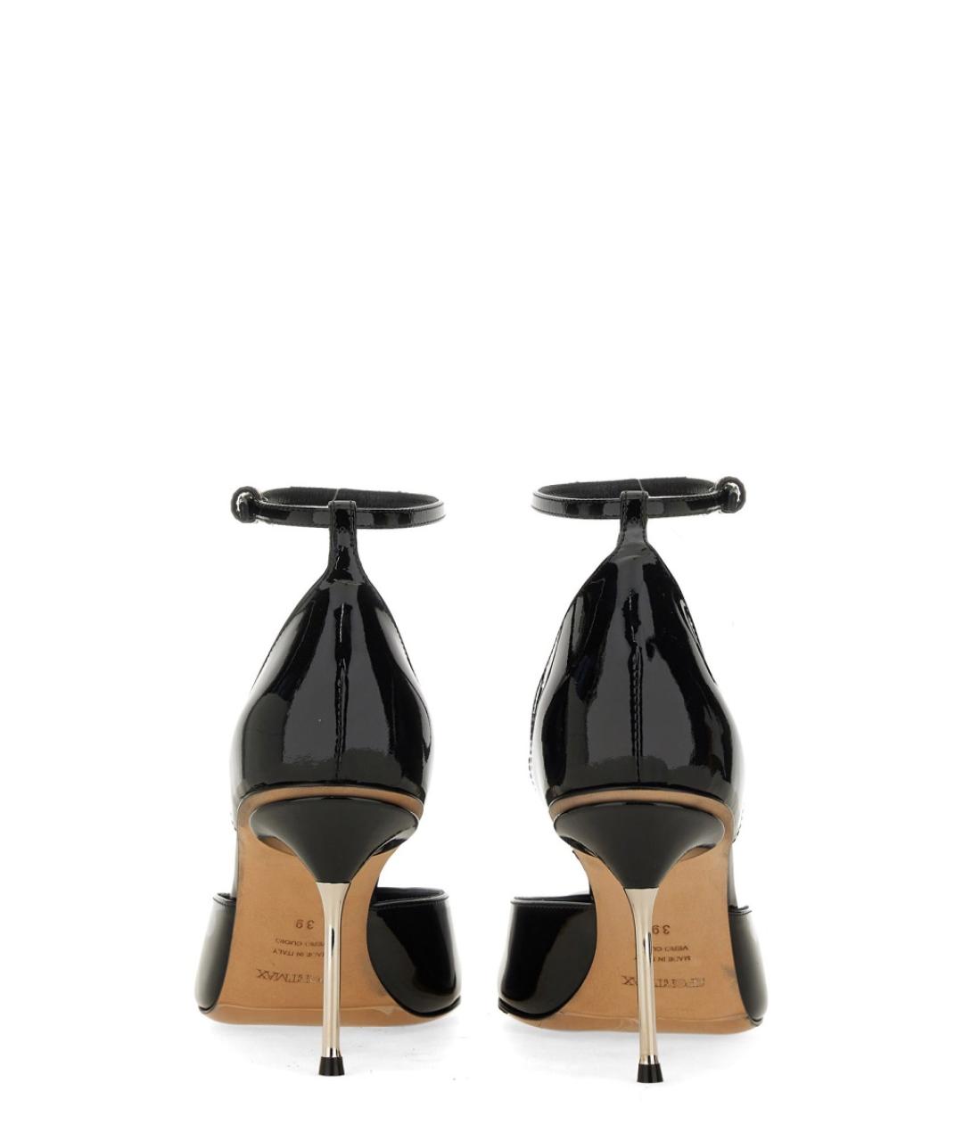 SPORTMAX Черные кожаные туфли, фото 3