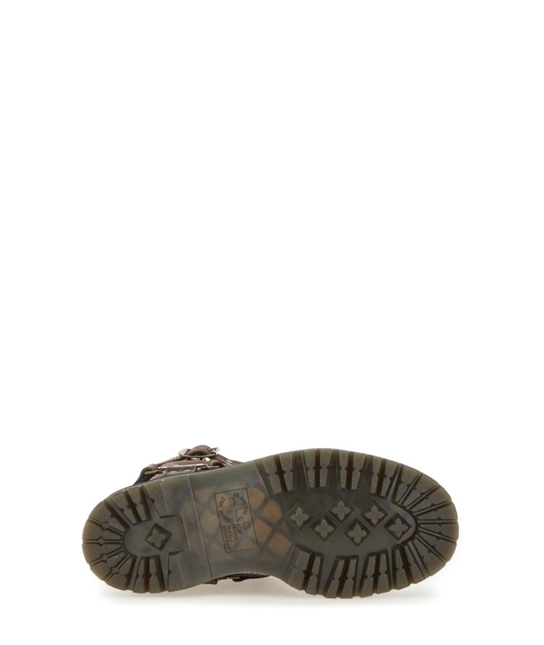 DR. MARTENS Коричневые кожаные ботинки, фото 5