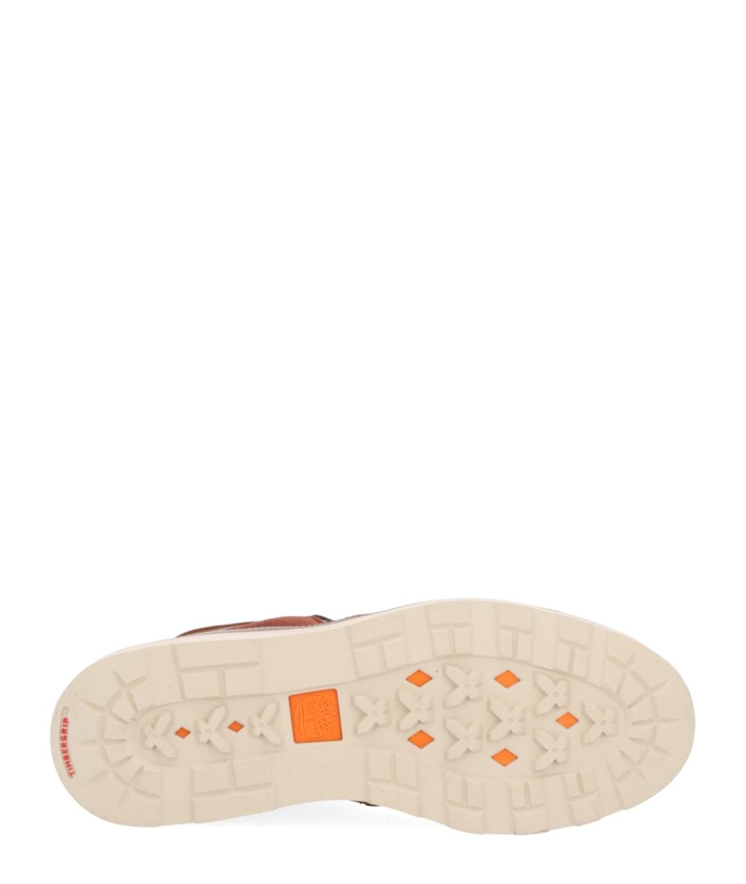 TIMBERLAND Коричневые кожаные высокие ботинки, фото 5