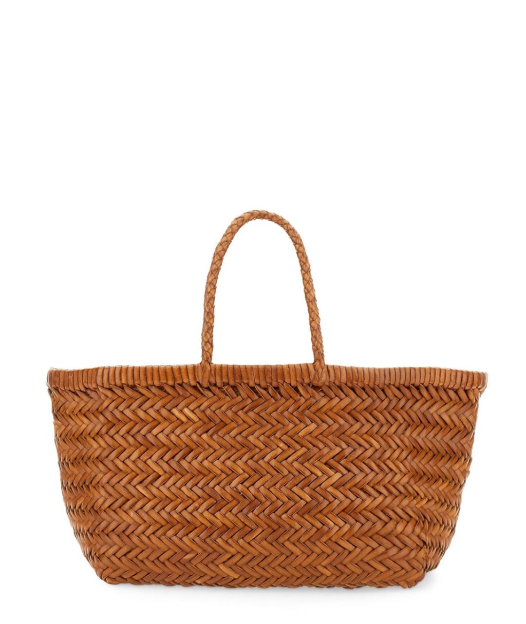 Dragon Diffusion Коричневая кожаная сумка тоут, фото 2