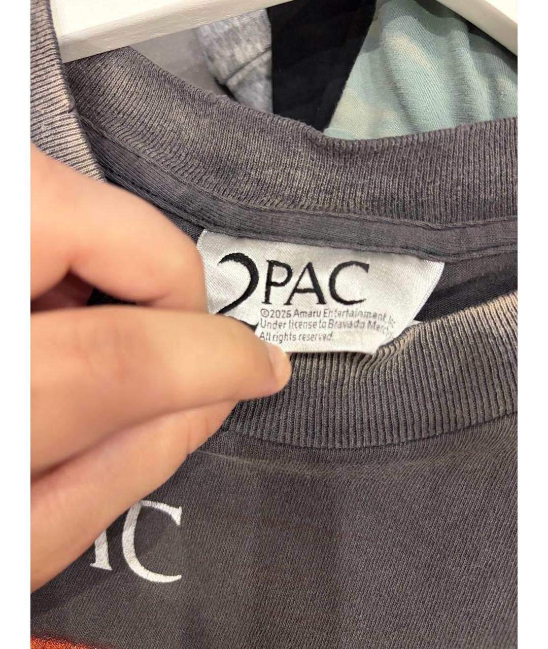 Saint Michael Черная хлопковая футболка, фото 4