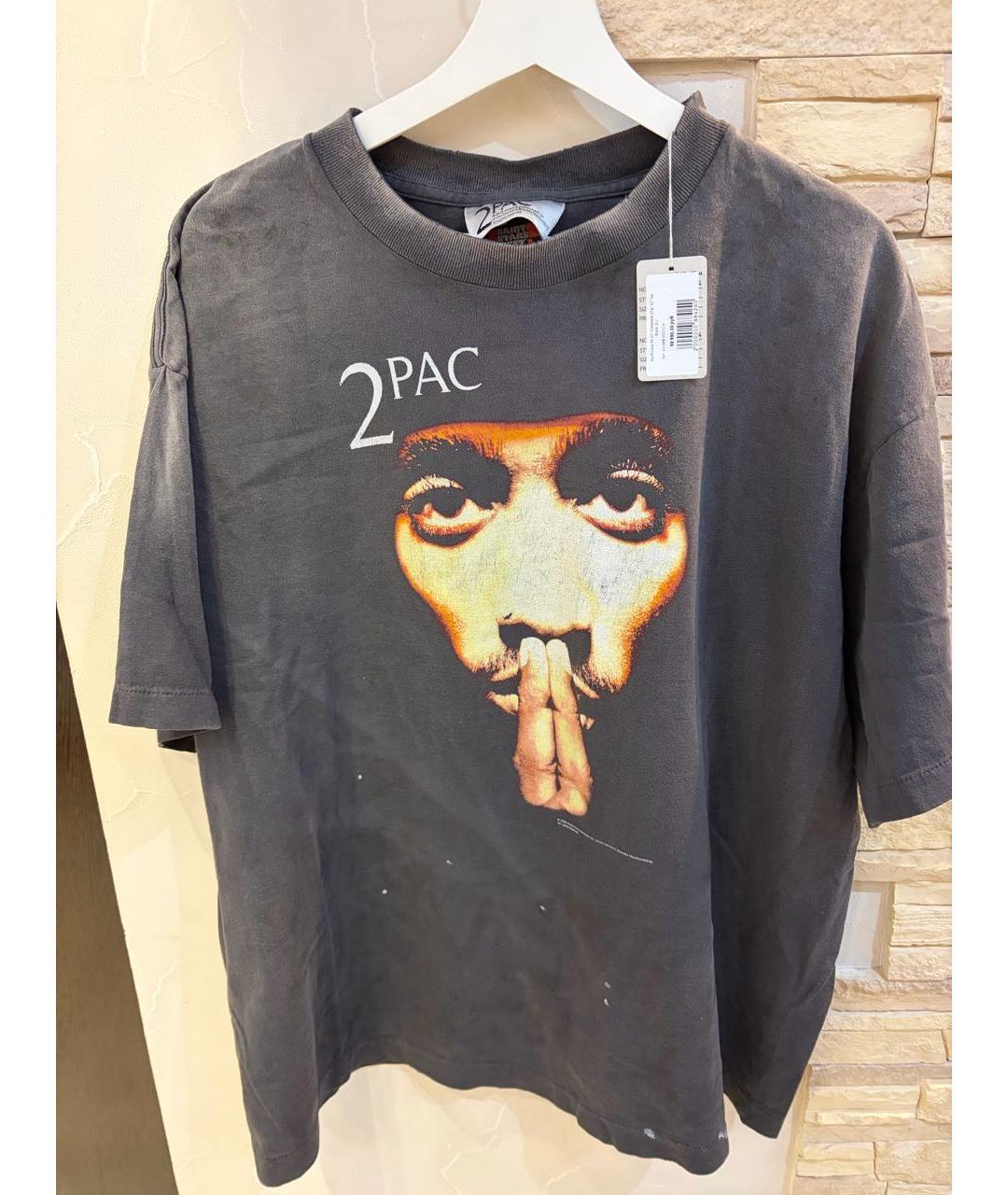 Saint Michael Черная хлопковая футболка, фото 6