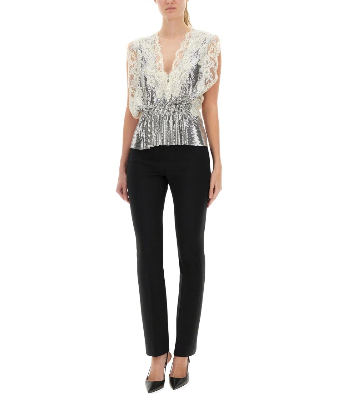 PACO RABANNE Серебряная блузы, фото 3