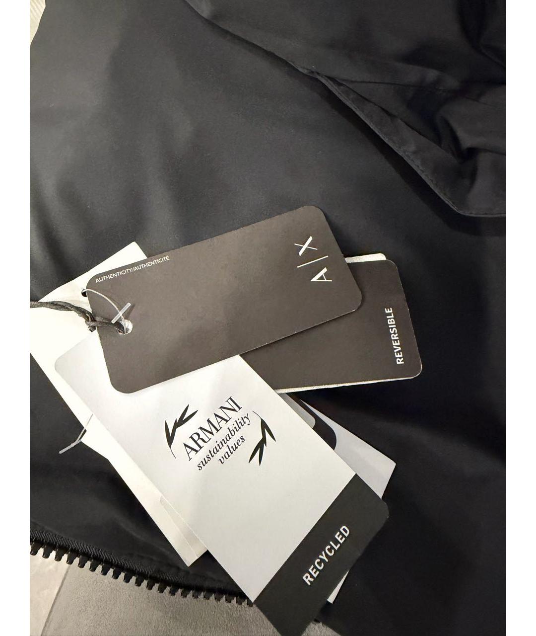 ARMANI EXCHANGE Черный жилет, фото 6