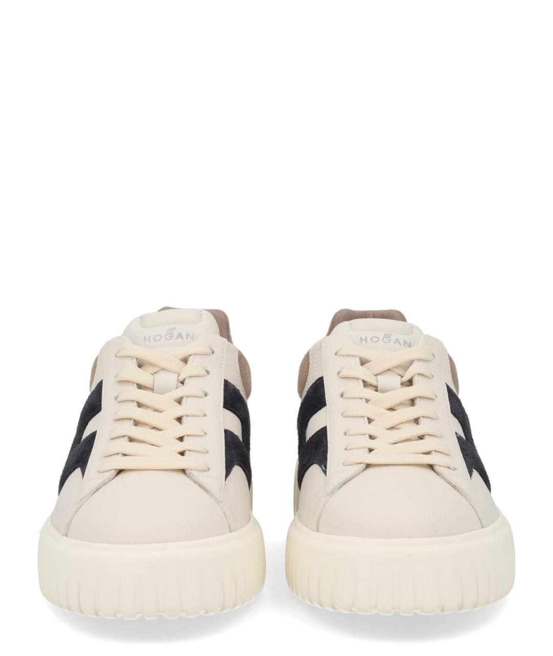 HOGAN Мульти кожаные низкие кроссовки / кеды, фото 3