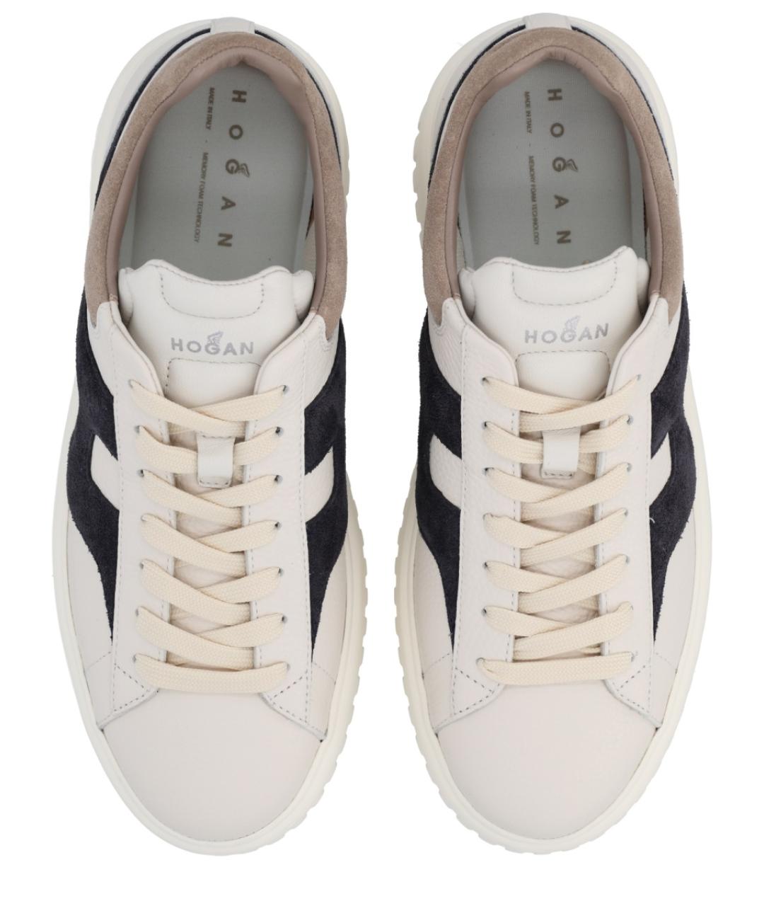 HOGAN Мульти кожаные низкие кроссовки / кеды, фото 5
