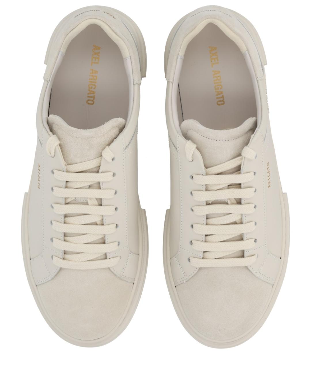 AXEL ARIGATO Бежевые кожаные низкие кроссовки / кеды, фото 5