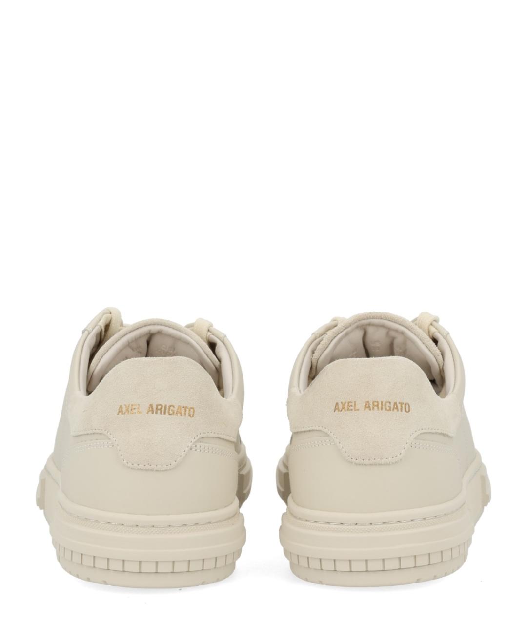 AXEL ARIGATO Бежевые кожаные низкие кроссовки / кеды, фото 4