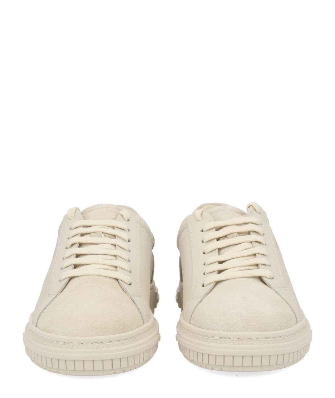 AXEL ARIGATO Бежевые кожаные низкие кроссовки / кеды, фото 3