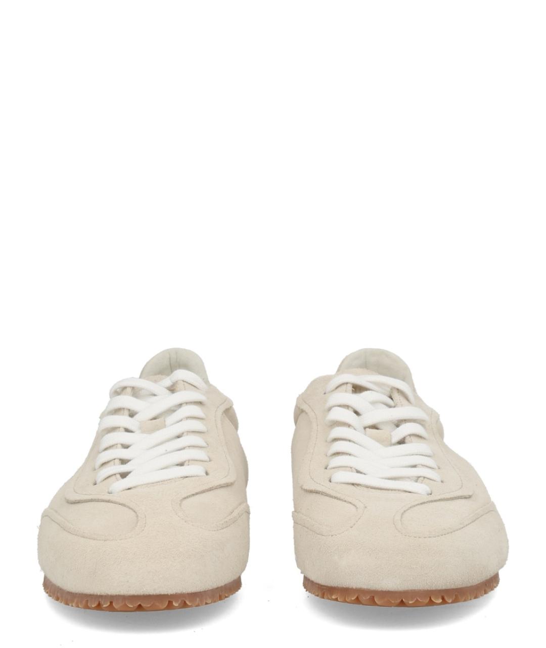 AXEL ARIGATO Бежевые кожаные низкие кроссовки / кеды, фото 3
