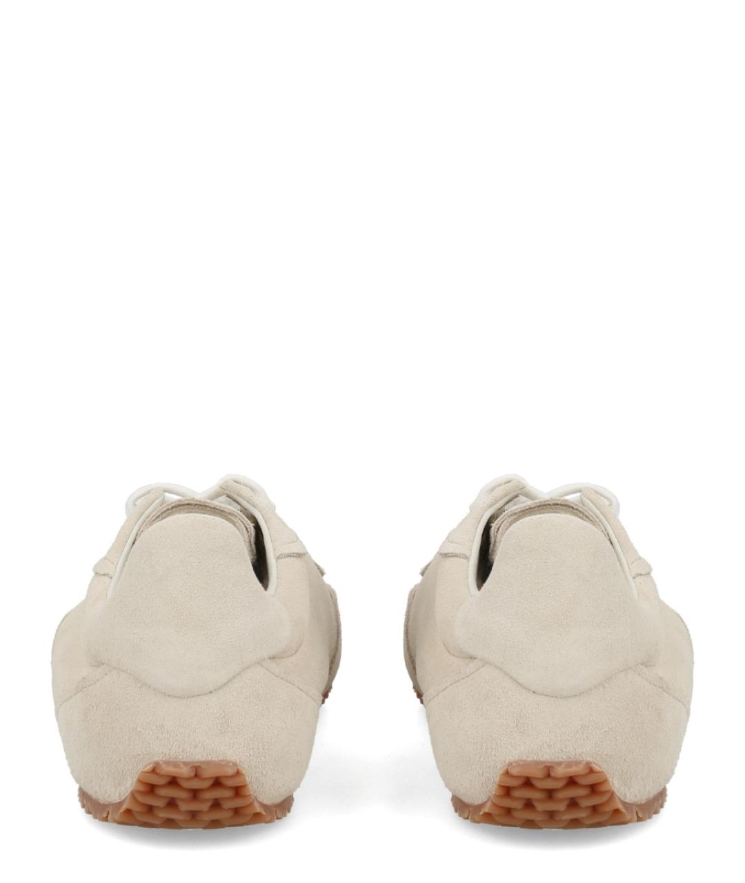 AXEL ARIGATO Бежевые кожаные низкие кроссовки / кеды, фото 4