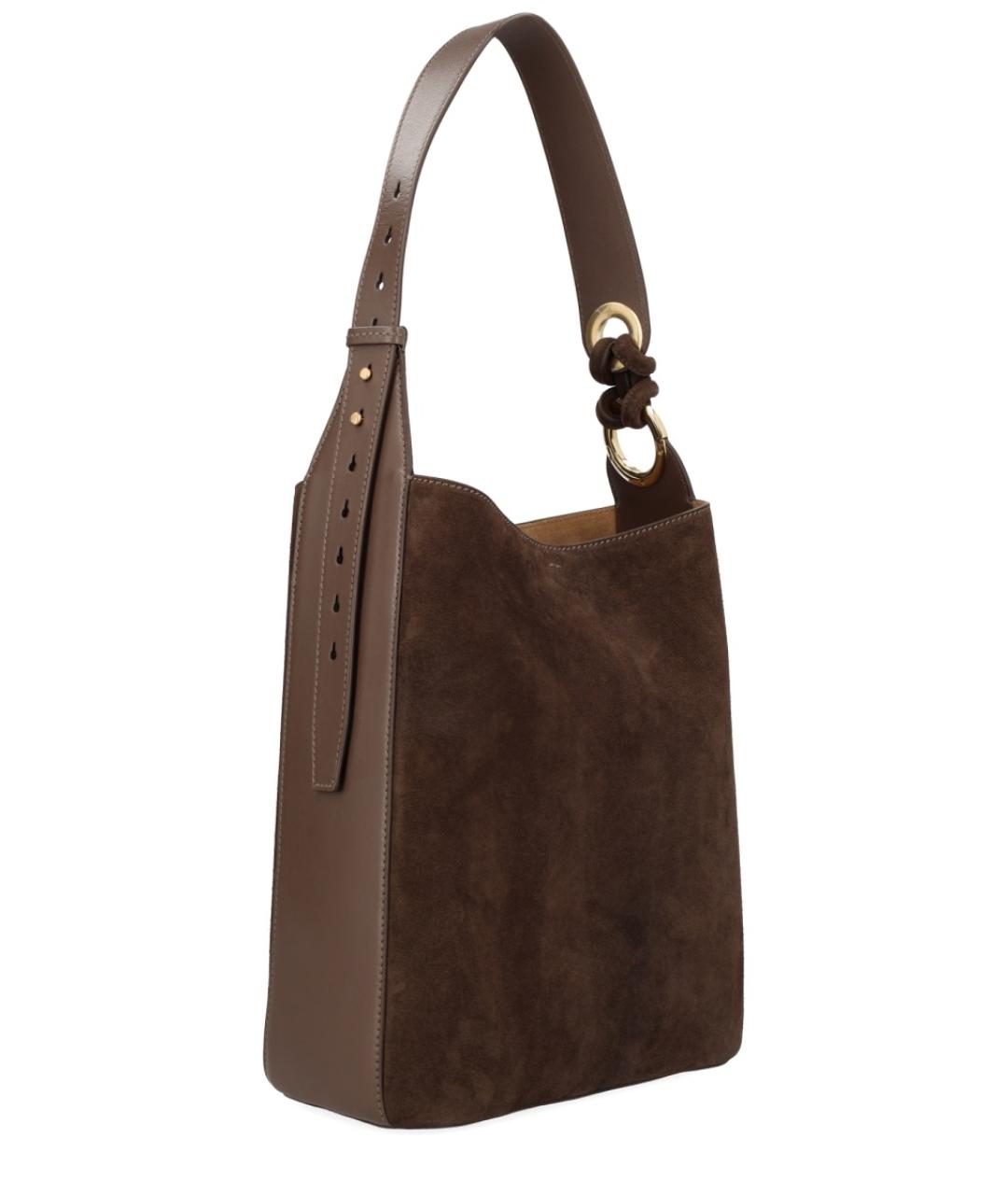 ANYA HINDMARCH Коричневая кожаная сумка тоут, фото 2