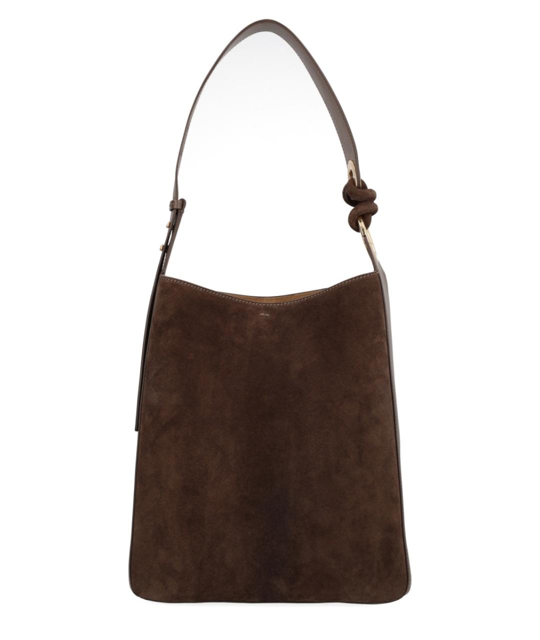 ANYA HINDMARCH Коричневая кожаная сумка тоут, фото 1