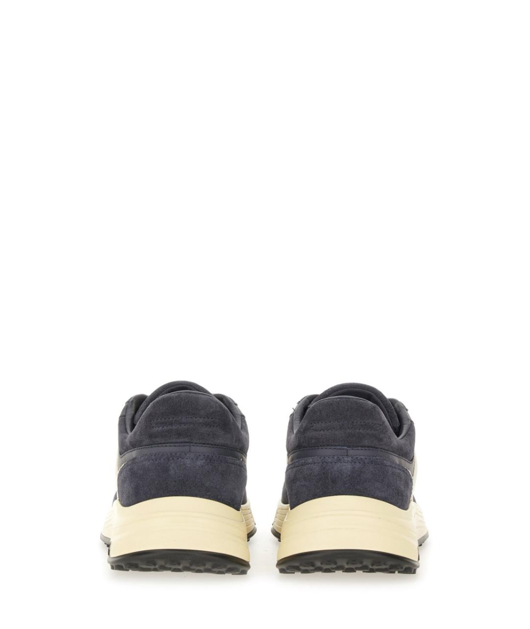 HOGAN Антрацитовые замшевые низкие кроссовки / кеды, фото 6