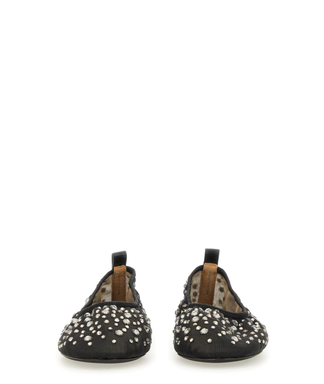 TORY BURCH Черные текстильные балетки, фото 3