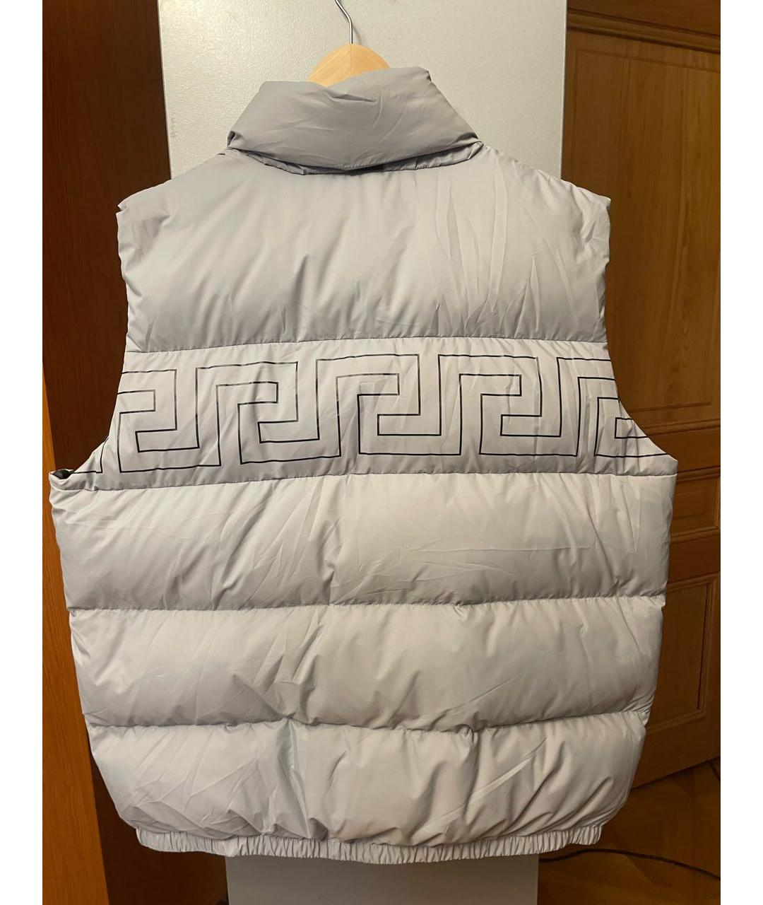 VERSACE Серый полиэстеровый жилет, фото 2