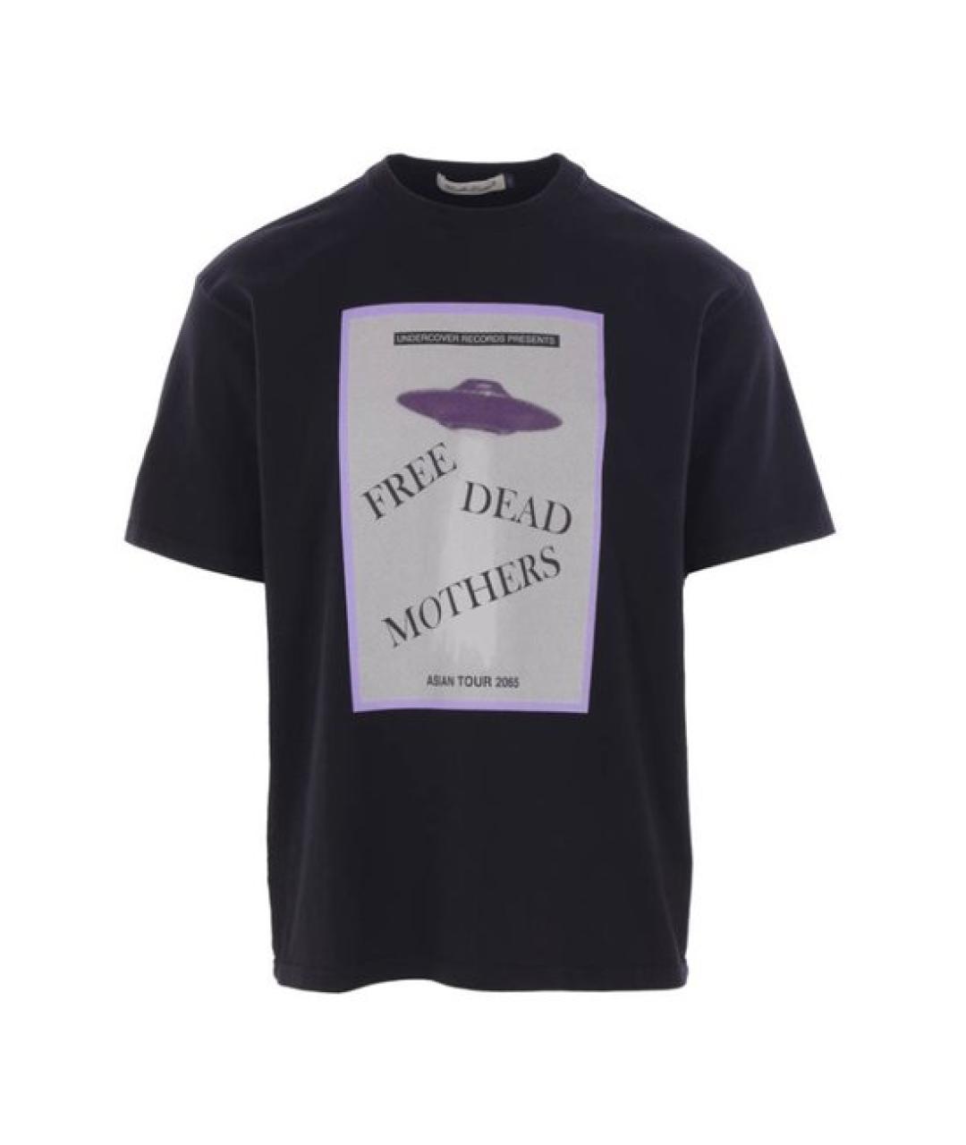 UNDERCOVER Черная хлопковая футболка, фото 1