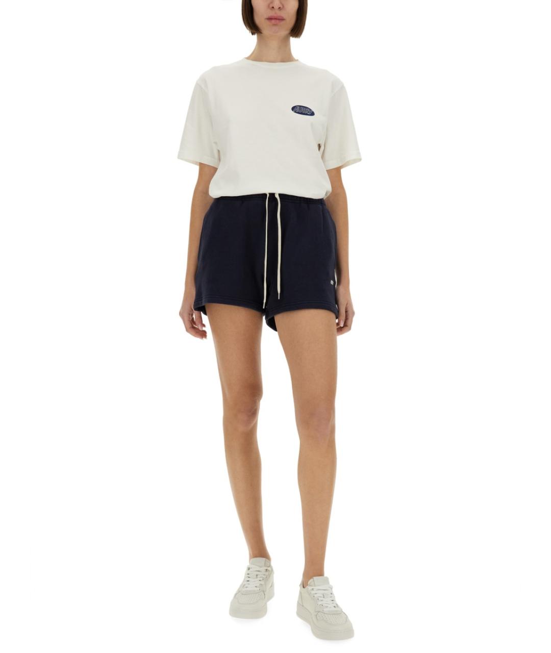 AUTRY Синие хлопковые шорты, фото 2