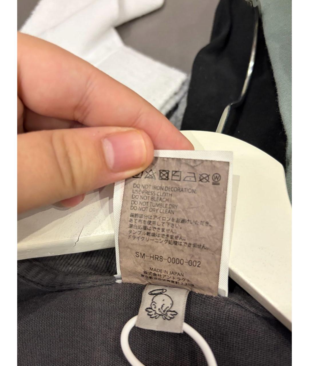 Saint Michael Черная хлопковая футболка, фото 4