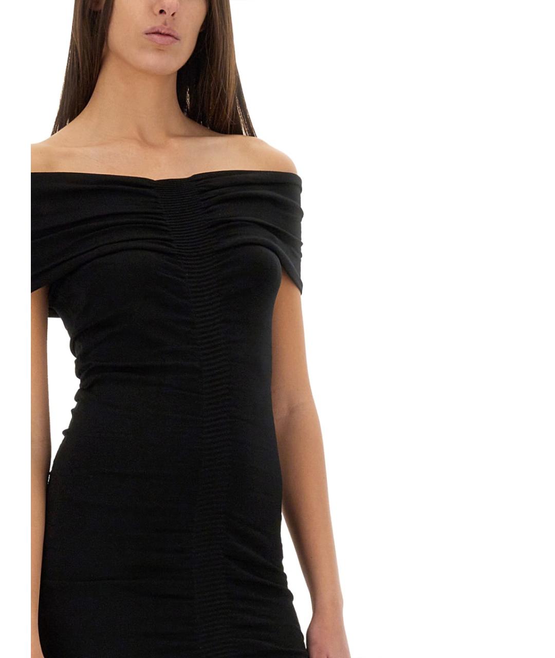 ALEXANDER WANG Черное полиэстеровое повседневное платье, фото 4