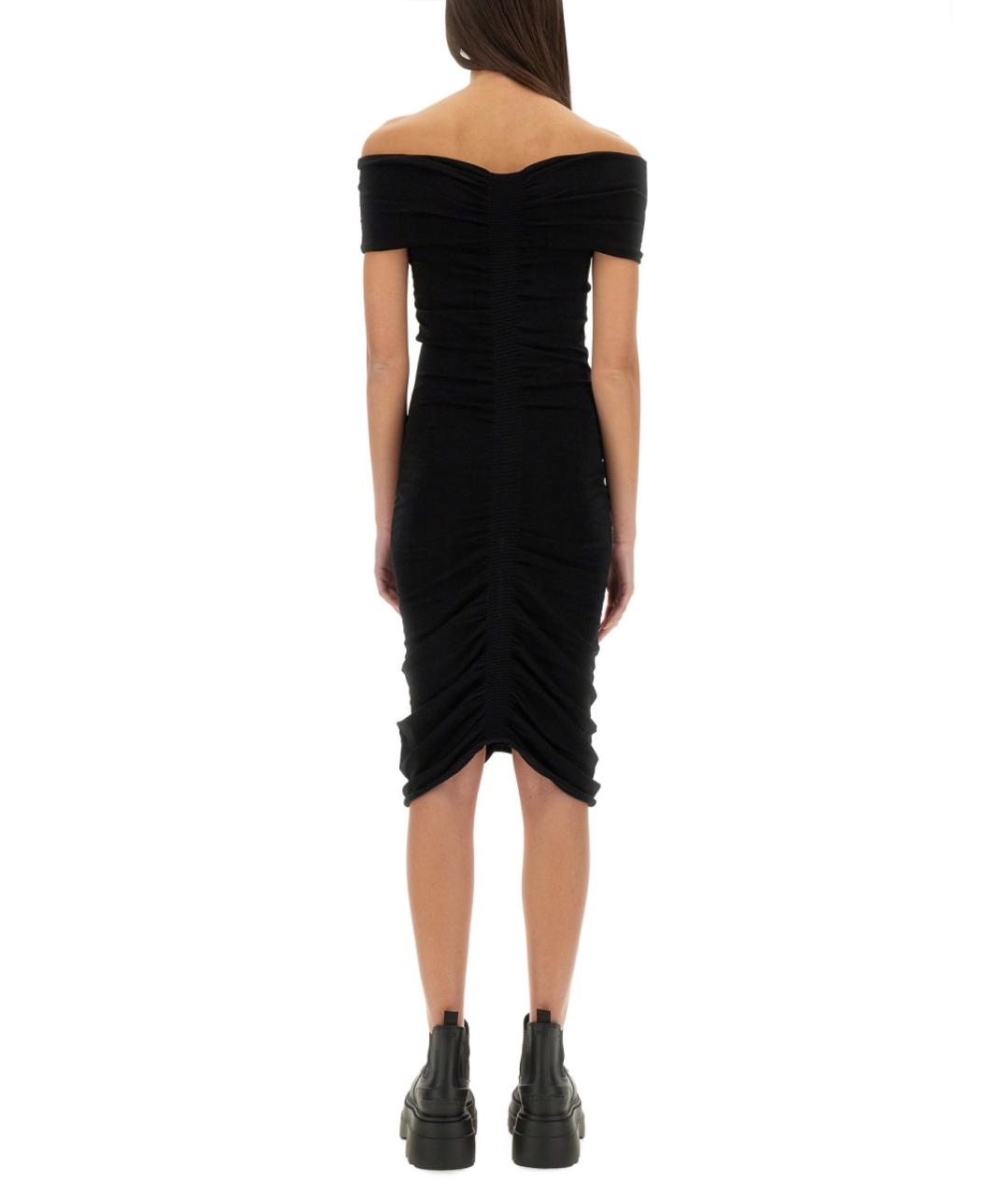 ALEXANDER WANG Черное полиэстеровое повседневное платье, фото 3